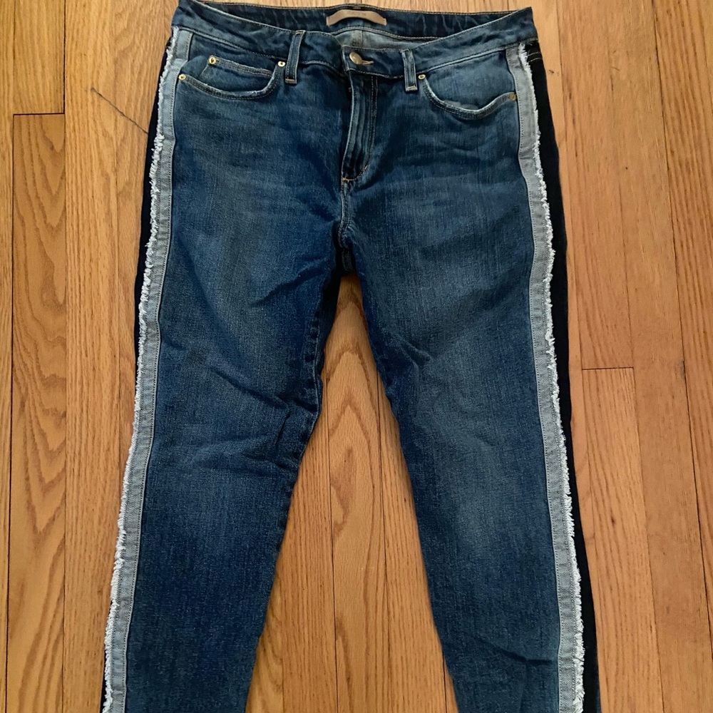 Joes tuxedo raw hem jeans